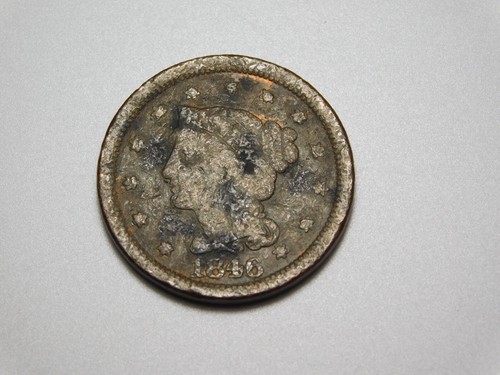 Coins 1846 braided hair - 1846,