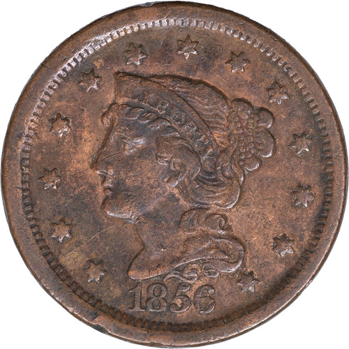 1856 large cent - large,